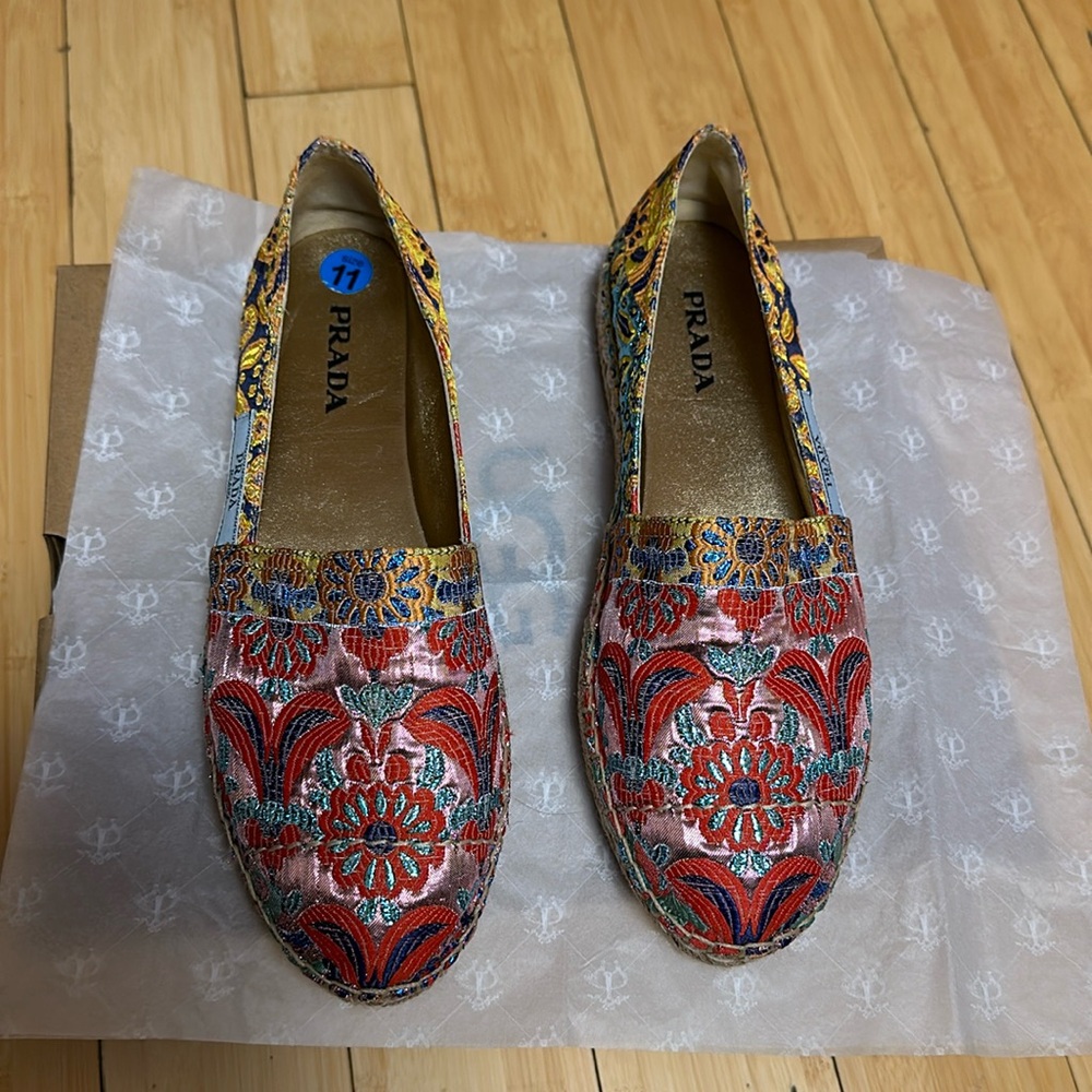 Prada multi espadrilles.